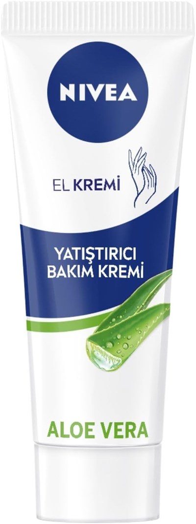 NIVEA Yatıştırıcı El Bakım Kremi Aloe Vera 100 ml, Nemlendirici, Jojoba Yağı