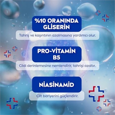 NIVEA Yoğun Nemlendirici Repair & Care Vücut Losyonu 400ml, 72 Saat Nemlendirime, Kaşıntılı ve Hassas Ciltlere Özel, Onarıcı, Gliserin,Pro Vitamin B5,Niasinamid,Kuru Ciltler