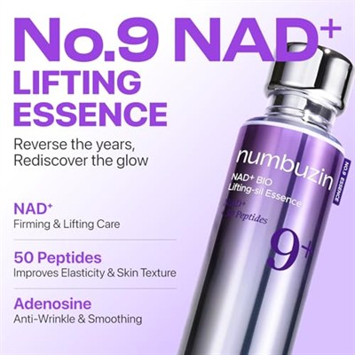 No.9 NAD Bio Lifting-sil Essence NAD+ - 50 Peptit ile Lifting Etkili, Sıkılaştırıcı Esans