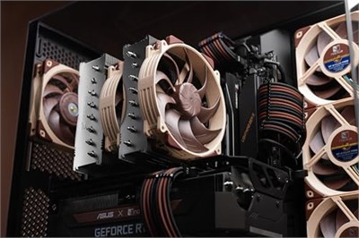 Noctua NH-D15 G2 LBC, Çift Kuleli İşlemci Soğutucusu, AMD AM5/AM4 için Özelleştirilmiş Düşük Taban Dışbükeyliği Versiyonu (Kahverengi)