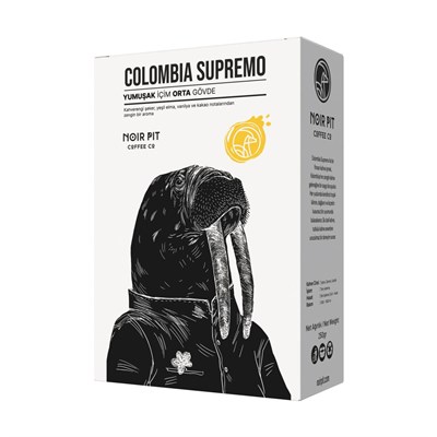 Noir Pit Colombia Supremo Çekirdek Kahve 250 Gr