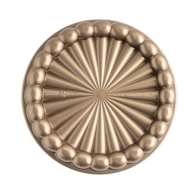 Nordic Ware 83577 Charlotte kek kalıbı, tek boy, altın rengi.