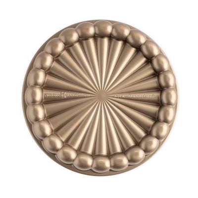 Nordic Ware 83577 Charlotte kek kalıbı, tek boy, altın rengi.
