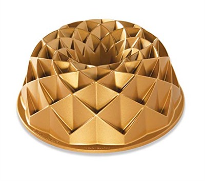 Nordic Ware - 88377 Nordic Ware Jubilee Bundt Tava, One, Gold