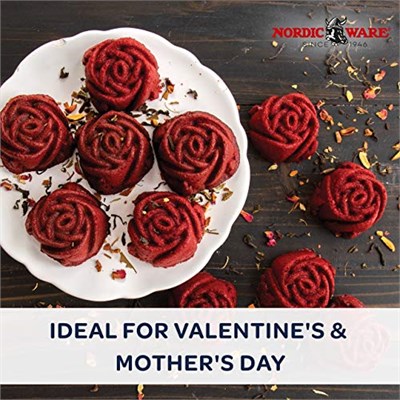Nordic Ware Platinum Rosebud Baking Pan