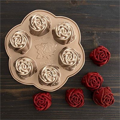 Nordic Ware Platinum Rosebud Baking Pan