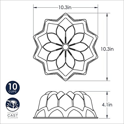 Nordic Ware Yıldız Motifli Fırın Kalıbı, Nw Fırın Kalıpları