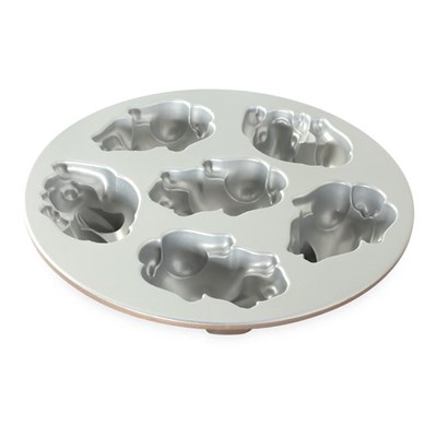 Nordicware Minik Tavşanlar Kek Kalıbı Platin