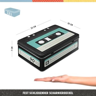 Nostalgic-Art 30714 Retro Wave Retro Kaset, Saklama Kabı Düz