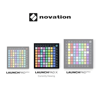 Novation Launchpad X MIDI Grid Controller for Ableton Live/Logic Pro - Kolay Kontroller, Dinamik Not Çalma