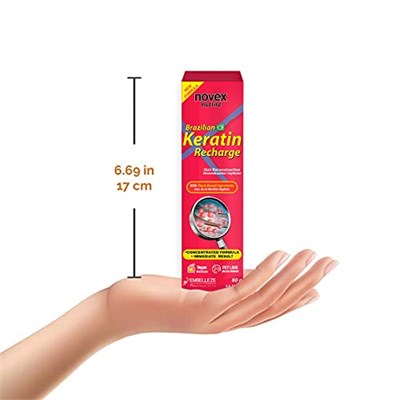 NOVEX BRAZILIAN KERATIN - Kurumuş ve Zarar Görmüş Saçlar için Durulanmayan Saç Bakım Kremi 80g (7896013551447)