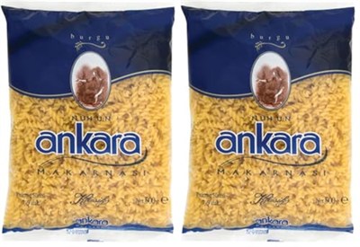 Nuhun Ankara Makarnası Burgu 500 g 2li paket