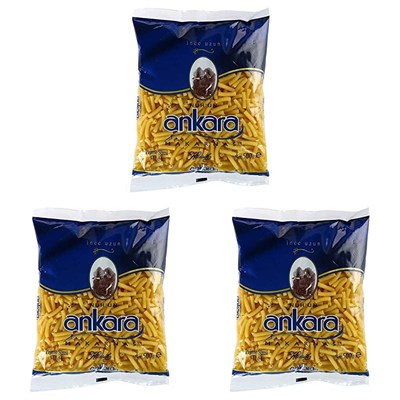 Nuhun Ankara Makarnası İnce Uzun 500 g 3lü paket