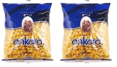 Nuhun Ankara Makarnası Yüksük 500 g 2li paket