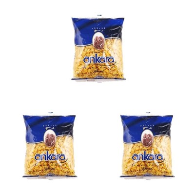 Nuhun Ankara Makarnası Yüksük 500 g Tekli Paket (3 paketi)
