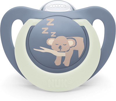 NUK FC Night 2li Gece Emzik, 0-6 ay,Hipo/Koala
