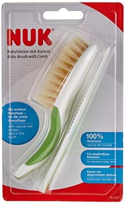 Nuk Na 256236-C Kıl Fırça Ve Tarak Bebek Seti, Yeşil - Seçenekler: 1 Stück (1er Pack), Nosz