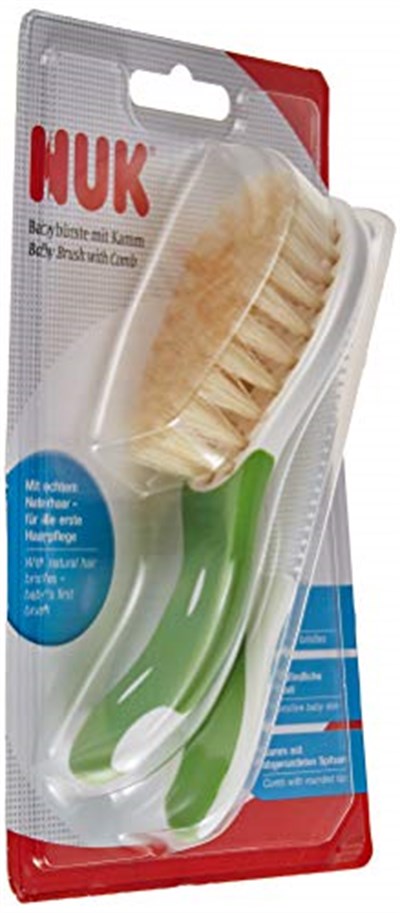 Nuk Na 256236-C Kıl Fırça Ve Tarak Bebek Seti, Yeşil - Seçenekler: 1 Stück (1er Pack), Nosz