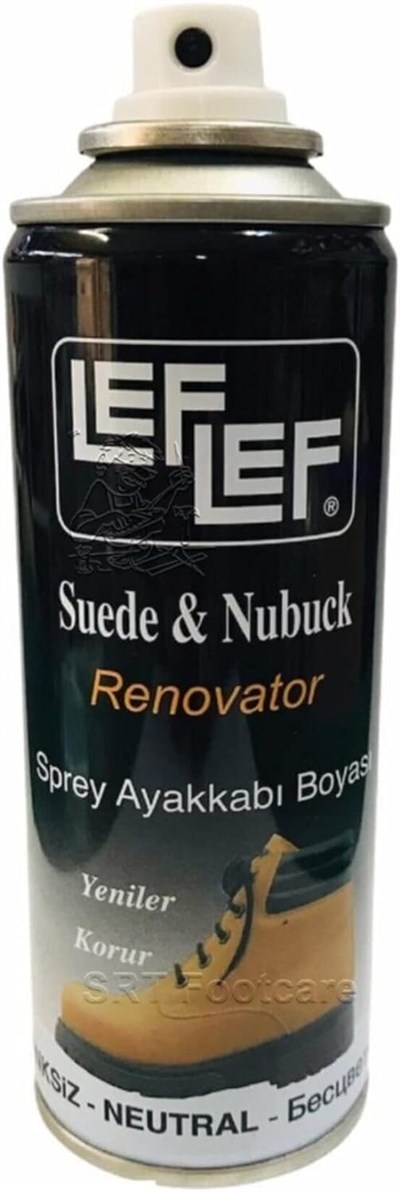 Nuri LefLef Süet Nubuk Ayakkabı Boyası Yenileyici Koruyucu Sprey (200 ml)