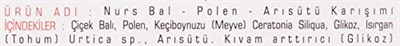 Nurs Bal Polen Arısütü Karışımı Macun 400 Gr