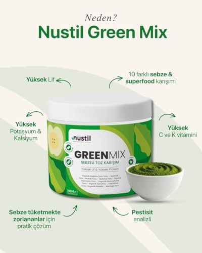 Nustil Nutrition Style Green Mix Sebzeli Toz Karışım 100g