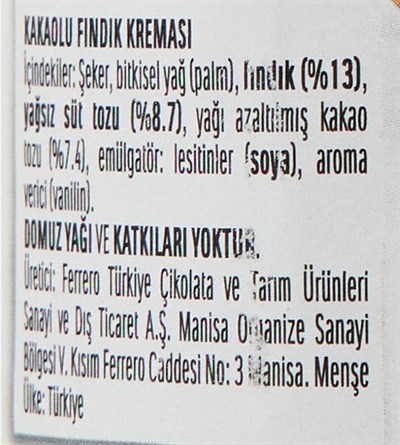 Nutella 400 Gr 2li paket