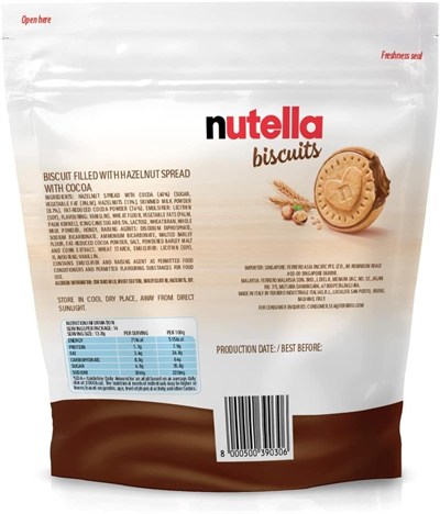 Nutella Biscuits 193 Gr