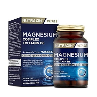Nutraxin Magnesium Complex Gıda Takviyesi, 60 Tablet