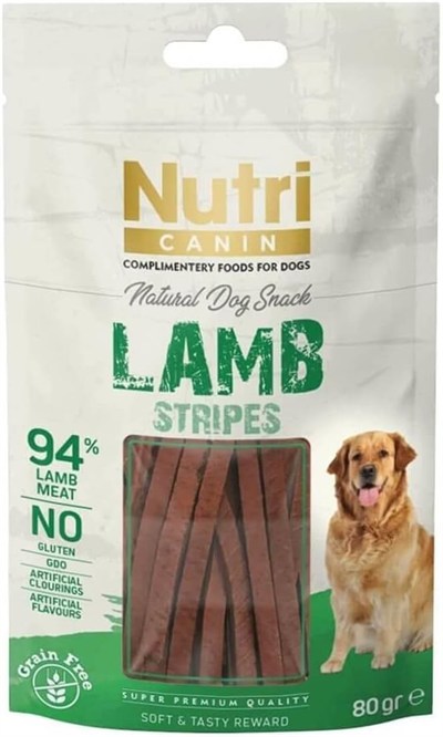 Nutri Canin Natural Dog Snack Lamb Tahılsız Kuzulu Ödül 80 G