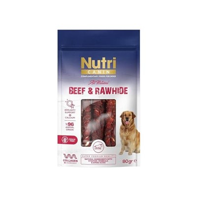 Nutri Canin Sığır Eti Sarılı Köpek Ödül Kemiği
