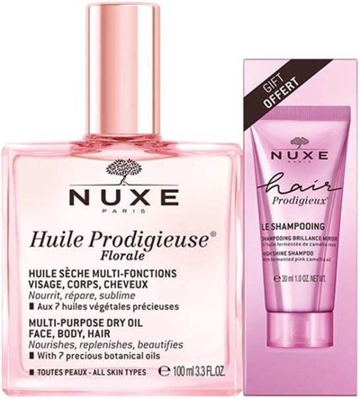 Nuxe Huile Prodigieuse Floral Çok Amaçlı Kuru Yağ Şampuan Hediyeli