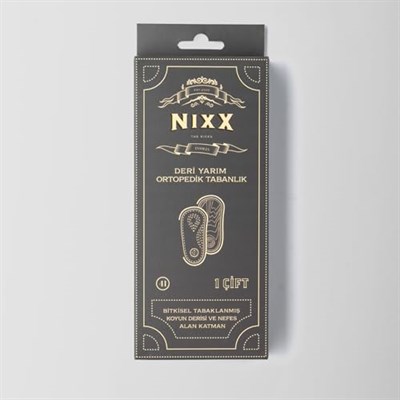 NX104-3/4 Deri Ortopedik | Bitkisel Tabaklanmış, Koku Oluşumunu Önleyen, Ark Destekli İç Tabanlık (Taba, 42)