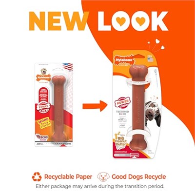 Nylabone Extreme, köpekler için çiğneme ve diş oyuncağı, köpek kemikleri, agresif/güçlü çiğneme, pastırma tadı, 23 kga kadar büyük köpekler için - Seçenekler: große, küçük