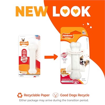 Nylabone Interpet 977810 Durachew chicken, Petite - Seçenekler: Orijinal tat, Tavuk tadı, extra kleine, extra große