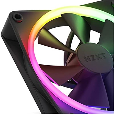 Nzxt F120 RGB Fanlar - RF-R12SF-B1 - Gelişmiş RGB Aydınlatma Ayarı - Fısıltı Sessiz Soğutma - Tekli (RGB Fan ve Kontrol Cihazı - Seçenekler: RGB (2-Pack), RGB (3-Pack), 120mm, 140 mm RGB 2li Paket...