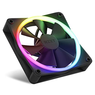 Nzxt F120 RGB Fanlar - RF-R12SF-B1 - Gelişmiş RGB Aydınlatma Ayarı - Fısıltı Sessiz Soğutma - Tekli (RGB Fan ve Kontrol Cihazı - Seçenekler: RGB (2-Pack), RGB (3-Pack), 120mm, 140 mm RGB 2li Paket...