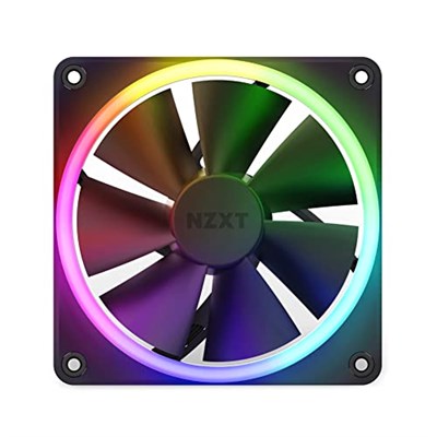 Nzxt F120 RGB Fanlar - RF-R12SF-B1 - Gelişmiş RGB Aydınlatma Ayarı - Fısıltı Sessiz Soğutma - Tekli (RGB Fan ve Kontrol Cihazı - Seçenekler: RGB (2-Pack), RGB (3-Pack), 120mm, 140 mm RGB 2li Paket...