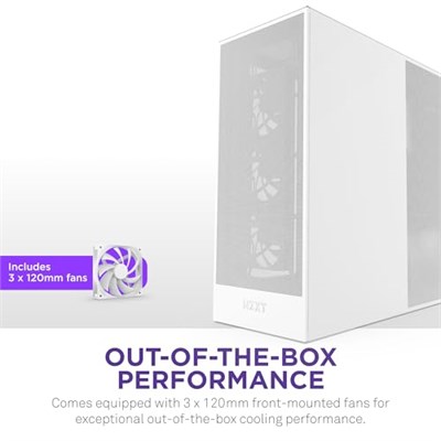 NZXT H7 Flow 2024 CM-H72FW-01 Fanlı Beyaz E-ATX Oyuncu Kasası | Airflow odaklı ATX Midi Tower. Doğrudan GPU soğutma için zemin fanı, 420  - Seçenekler: ATX Mid Tower, E-ATX Mid Tower, H7 Elite 2023...