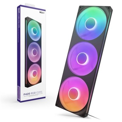 NZXT RGB F420RGB RF-U42HF-B1 420MM Siyah Kasa Fanı