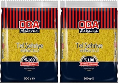 Oba Makarna Classic Tel Şehriye 500g 2li paket