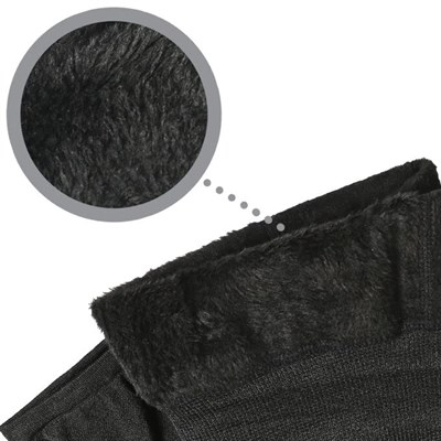 Obitarz Hot Feet Kadın Siyah Termal İçi Pelus Tayt