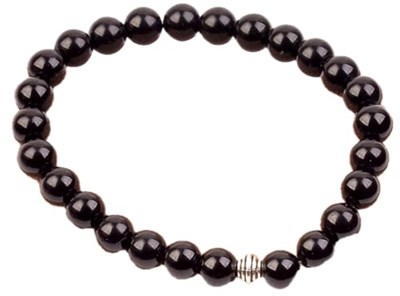 Obsidyen Taşı Bileklik (8 mm) - Taş Sandığı