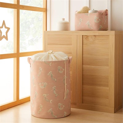 Ocean Home Textile 2li Çocuk Odası Deniz Kızı Sepet Set 1 Adet 30 X 21 X 18 / 36 X 48 Cm