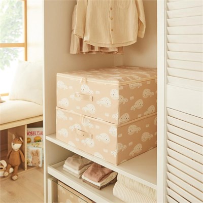Ocean Home Textile 2li Çocuk Odası Sevimli Balina Destekli Kutu Hurç Set 45 X 55 X 18 Cm