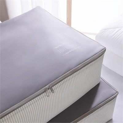 Ocean Home Textile 2li Gri Renk Stuff & Things Baza Altı Hurç Set