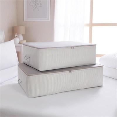 Ocean Home Textile 2li Gri Renk Stuff & Things Baza Altı Hurç Set