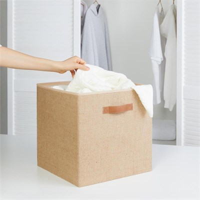 Ocean Home Textile 2li Jüt Kutu Set 33x30x33 Cm