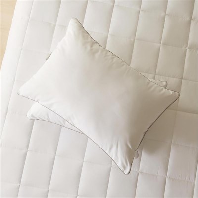 Ocean Home Textile 2li Pamuklu Saten Biyeli 800 Gr Mikrojel Yastık Seti 50 X 70 Cm