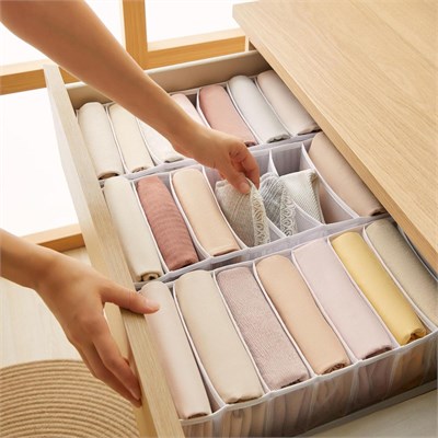 Ocean Home Textile 3lü 8 Bölmeli Beyaz Renk File Çekmece İçi Düzenleyici Set
