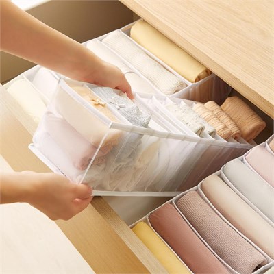 Ocean Home Textile 3lü Bölmeli Beyaz Renk File Çekmece İçi Düzenleyici Set